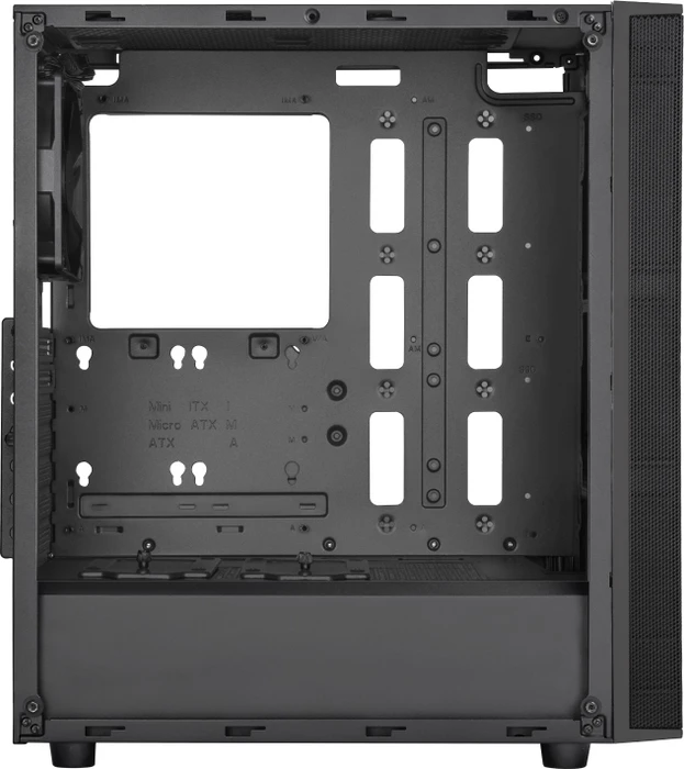 SilverStone Fara R1, schwarz, Glasfenster