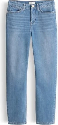Opus Elma Clever Straight Low Rise aus BCI Cotton Mix Jeans ocean blue washed (Damen)