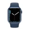 Apple Watch Series 7 (GPS) 41mm Aluminium blau mit Sportarmband abyssblau Vorschaubild
