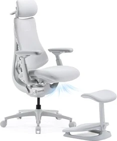 LiberNovo Omni Pro Airflow, Sitztiefe 45cm, inkl. Fußstütze, weiß
