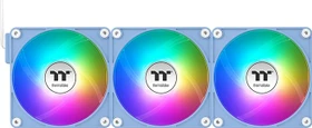Thermaltake CT140 EX ARGB Sync Reverse Hydrangea Blue, blau/weiß, 140mm, 3er-Pack
