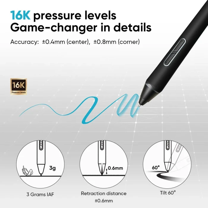 XP-Pen Deco Pro XLW Gen 2, schwarz/grau, mit X-Fernbedienung