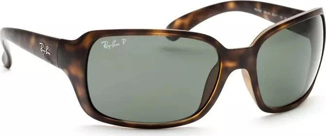 Ray-Ban RB4068 60mm matte havana/polarized green