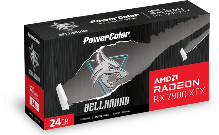 PowerColor Hellhound Radeon RX 7900 XTX, 24GB GDDR6, HDMI, 3x DP