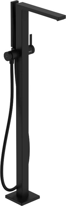 Hansgrohe Tecturis E Einhebel-Wannenmischer bodenstehend mattschwarz