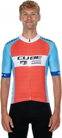 Cube Road/XC X Factory Racing Trikot kurzarm blue'n'orange (Herren)