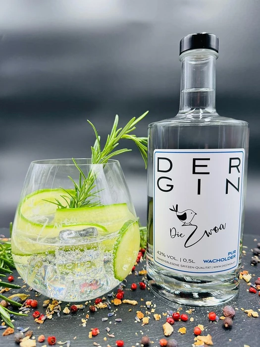 Die Zwoa Wacholder Pur Gin 500ml