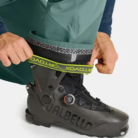 Ortovox 3L Deep Shell Bib Hose lang arctic grey (Herren)