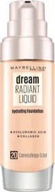 Maybelline Dream Radiant Liquid Foundation 20 cameo, 30ml