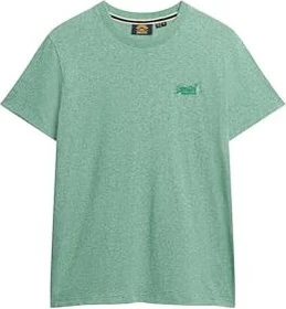 Superdry Organic Cotton Essential Logo T-Shirt kurzarm bright green grit (Herren)
