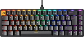 Glorious GMMK 2 Compact, 65%, schwarz, LEDs RGB, Glorious Fox Linear, USB, FR (GLO-KB-GMMK2-65-PB-FOX-W-BLK-FR)