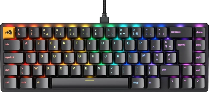 Glorious GMMK 2 Compact, 65%, schwarz, LEDs RGB, Glorious Fox Linear, USB, FR