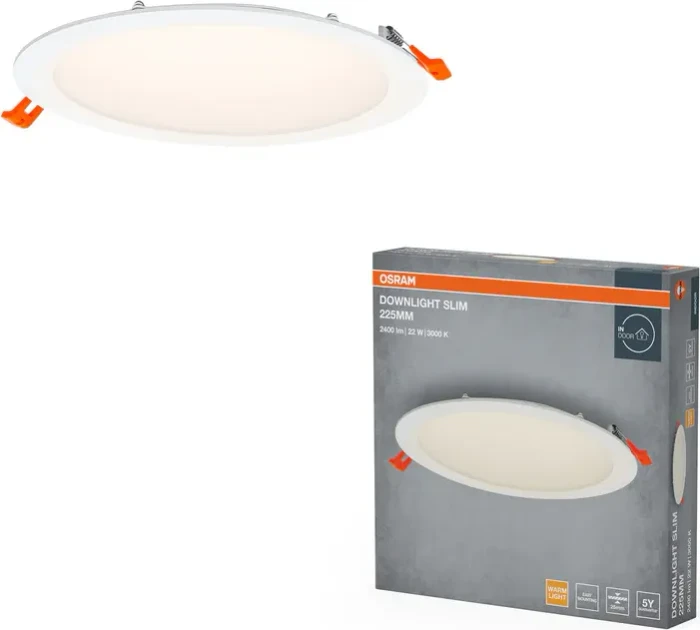 Osram Ledvance LED Downlight Slim 22W/3000K 225mm Einbauleuchte
