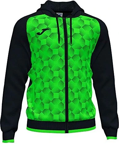 Joma Supernova III mit Kapuze Trainingsjacke schwarz/neongrün (Herren)