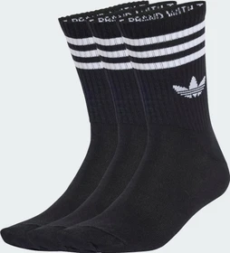 adidas 3-Streifen Crew Socken schwarz, 3 Paare