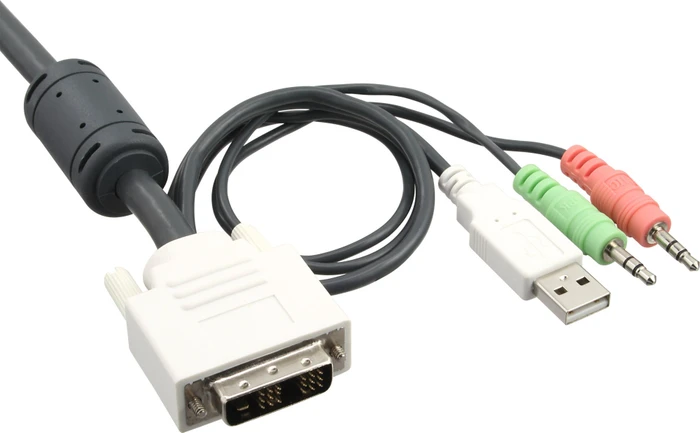 InLine DVI-D/USB, 2-fach KVM-Switch