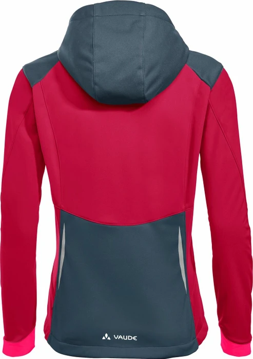 Vaude Qimsa Softshell Fahrradjacke cranberry/steel blue (Damen)