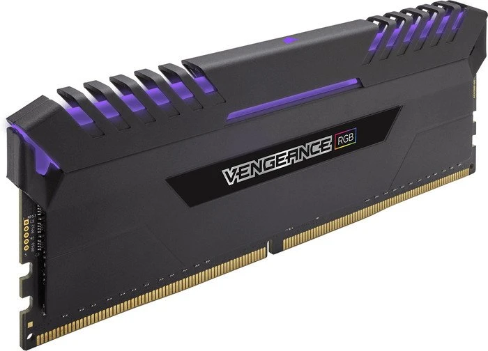 Corsair Vengeance RGB schwarz UDIMM 64GB Kit, DDR4-3200, CL16-18-18-36