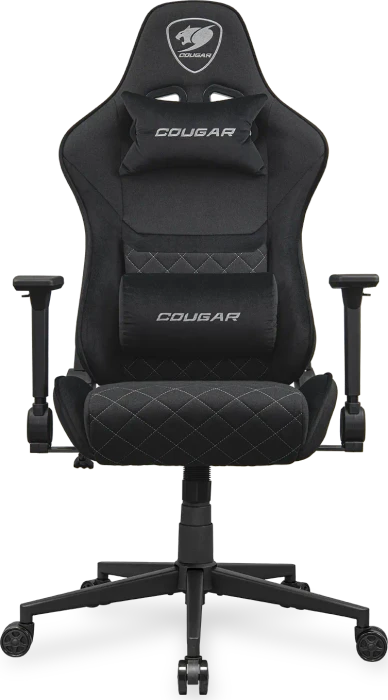 Cougar Armor One V2 Stoff Gamingstuhl, schwarz