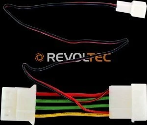 Diverse Widerstands-Adapterkabel 4-Pin 12V auf 3-Pin 7V