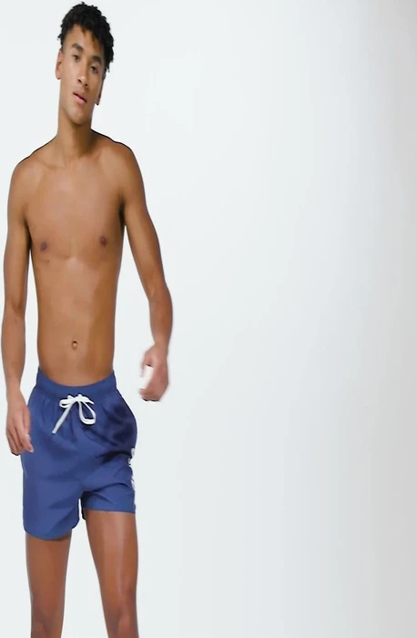 adidas Essentials Logo CLX Badeshorts dark blue/white (Herren)