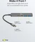 Wentronic goobay Slim 4-Port USB-Hub, 2x USB-C 3.0/2x USB-A 3.0, USB-C 3.0 [Stecker] Vorschaubild