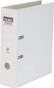 Elba Rado plast Ordner 2-Ring, 80mm, A4, weiß