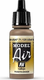 Vallejo Model Air 125 USAF brown, 17ml