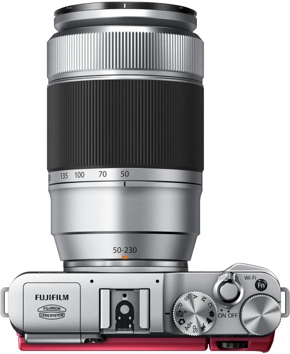 Fujifilm X-A1 rot mit Objektiv Fujinon XC 16-50mm 3.5-5.6 OIS