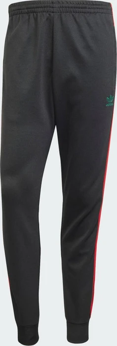 adidas Adicolor Classics SST Trainingshose lang black/better scarlet (Herren)