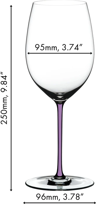 Riedel Fatto A Mano Cabernet/Merlot Rotweinglas violett