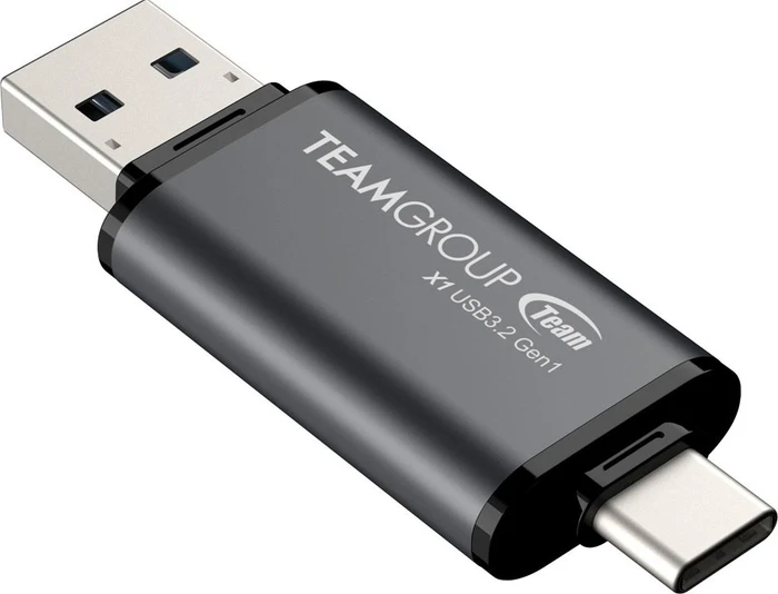 TeamGroup X1 64GB, USB-A + USB-C, USB 3.2 Gen 1×1
