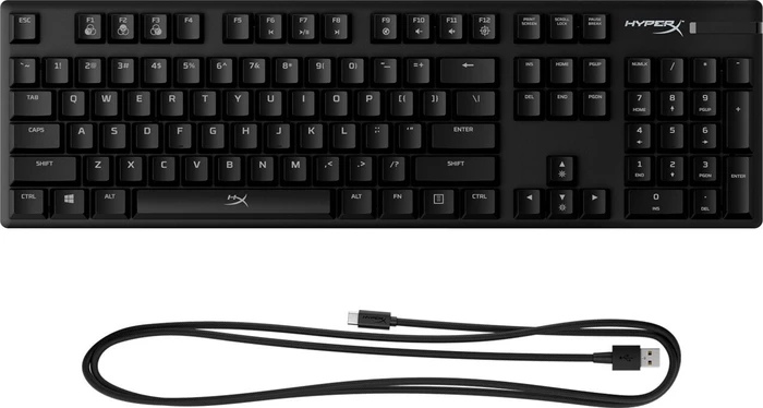 HP HyperX Alloy Origins, LEDs RGB, HyperX RED, USB, US