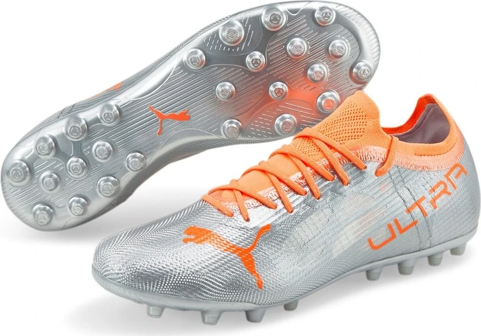 Puma Ultra 2.4 FG/AG diamond silver/neon citrus (Herren)