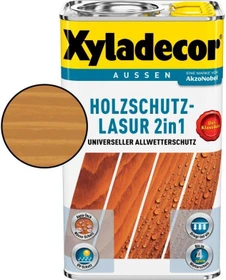 Xyladecor Holzschutz-Lasur walnuss, 2.5l