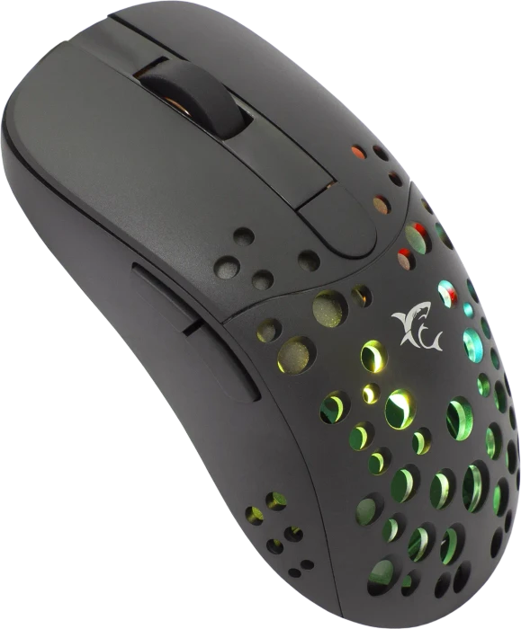 White Shark Tristan Gaming Mouse, schwarz, USB