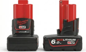 Milwaukee M12 B6 Werkzeug-Akku 12V, 6.0Ah, Li-Ionen [6.0Ah] [72Wh]