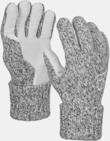 Ortovox Swisswool Classic Leather Handschuhe grey blend (Damen)