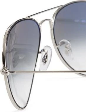 Ray-Ban RB3025 Aviator Gradient 58mm silver/light blue gradient