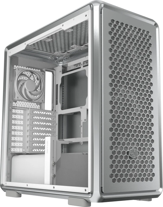 Cooler Master MasterFrame 600, silber, Glasfenster