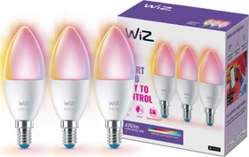 WiZ Colors LED Kerze 4.9W E14 C37, 3 Stück