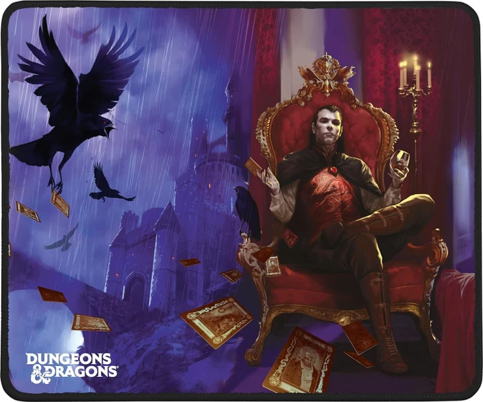 Konix Dungeons & Dragons Curse of Strahd Mouse Pad, 320x270mm, Motiv violett/rot