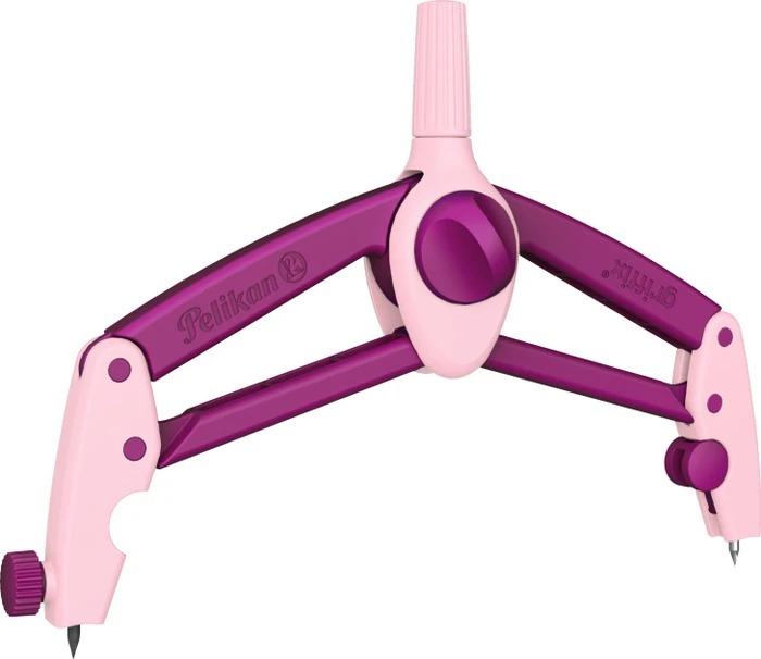 Pelikan griffix Ergonomischer Schulzirkel Sweet Berry, violett/rosa