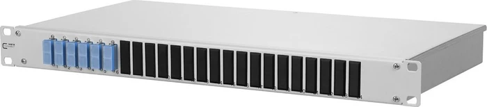 Metz Connect OpDAT fix VIK LWL-Patchpanel SC-D Kupplungen, OS2, 6-Port, 1HE, 1HE