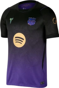 Nike FC Barcelona Stadium 2026/2027 Auswärtstrikot kurzarm field purple/black/metallic gold (Junior)