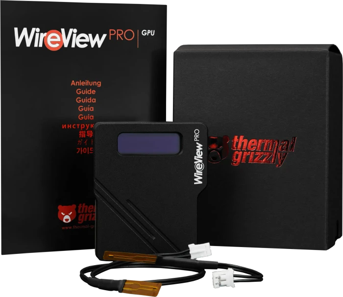Thermal Grizzly WireView Pro GPU Normal, 90°, 12VHPWR, Sense-Pins an der Oberseite