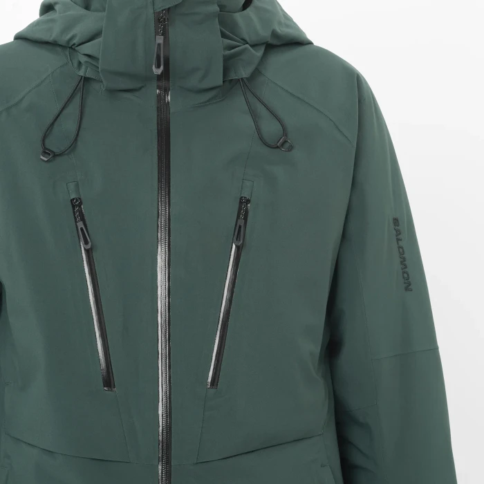 Salomon Brilliant Skijacke green gables (Damen)