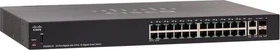 Cisco SG250X Rackmount Gigabit Smart Switch, 24x RJ-45, 2x RJ-45/SFP+, 195W PoE+