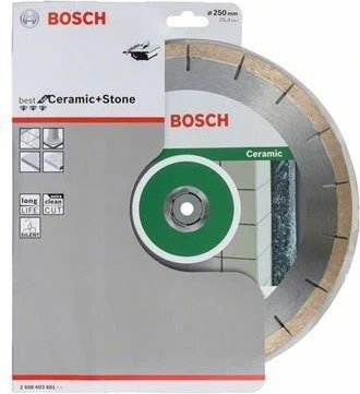 Bosch Professional Best for Ceramic Diamanttrennscheibe, 250x1.8x25.4mm, 1 Stück