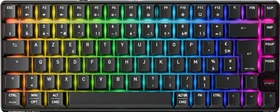 Cherry Xtrfy K33 Compact Wireless, schwarz, LEDs RGB, USB/Bluetooth, FR (G8D-24030PAAFR-2)